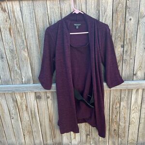 Connected Apparel sweater dress with belt size 16